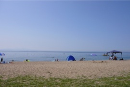 慶野松原海水浴場正面