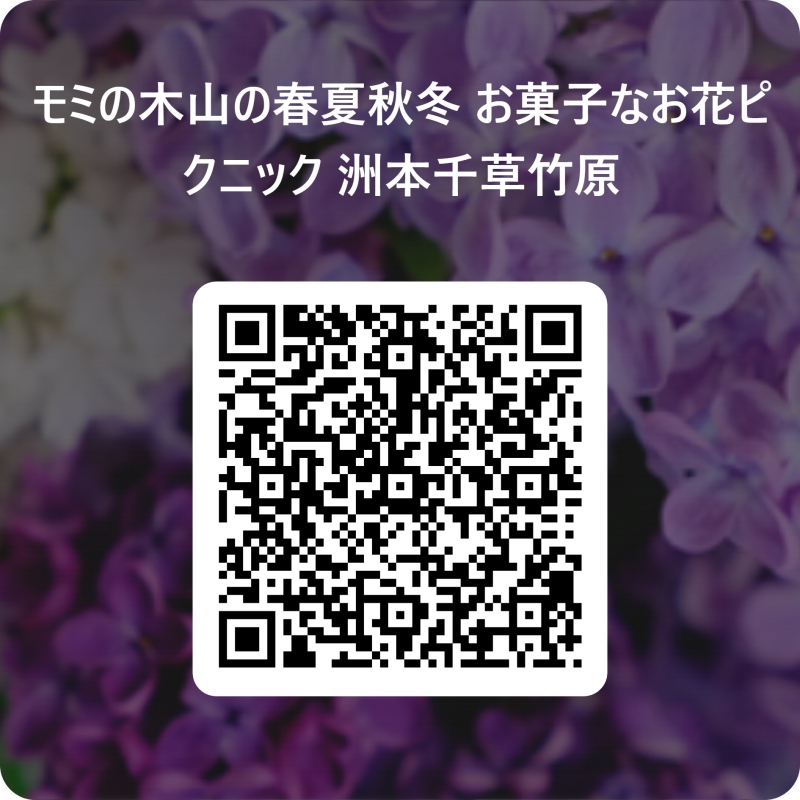 モミの木山の春夏秋冬 お菓子なお花ピクニック 洲本千草竹原