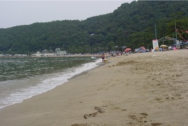 大浜海水浴場 由良向き