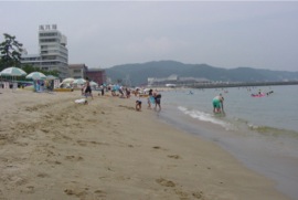 大浜海水浴場　洲本港向き