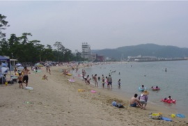 大浜海水浴場　洲本港向き