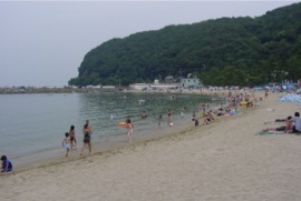 大浜海水浴場 由良向き